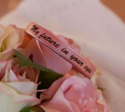 pulseira de couro gravada mulher