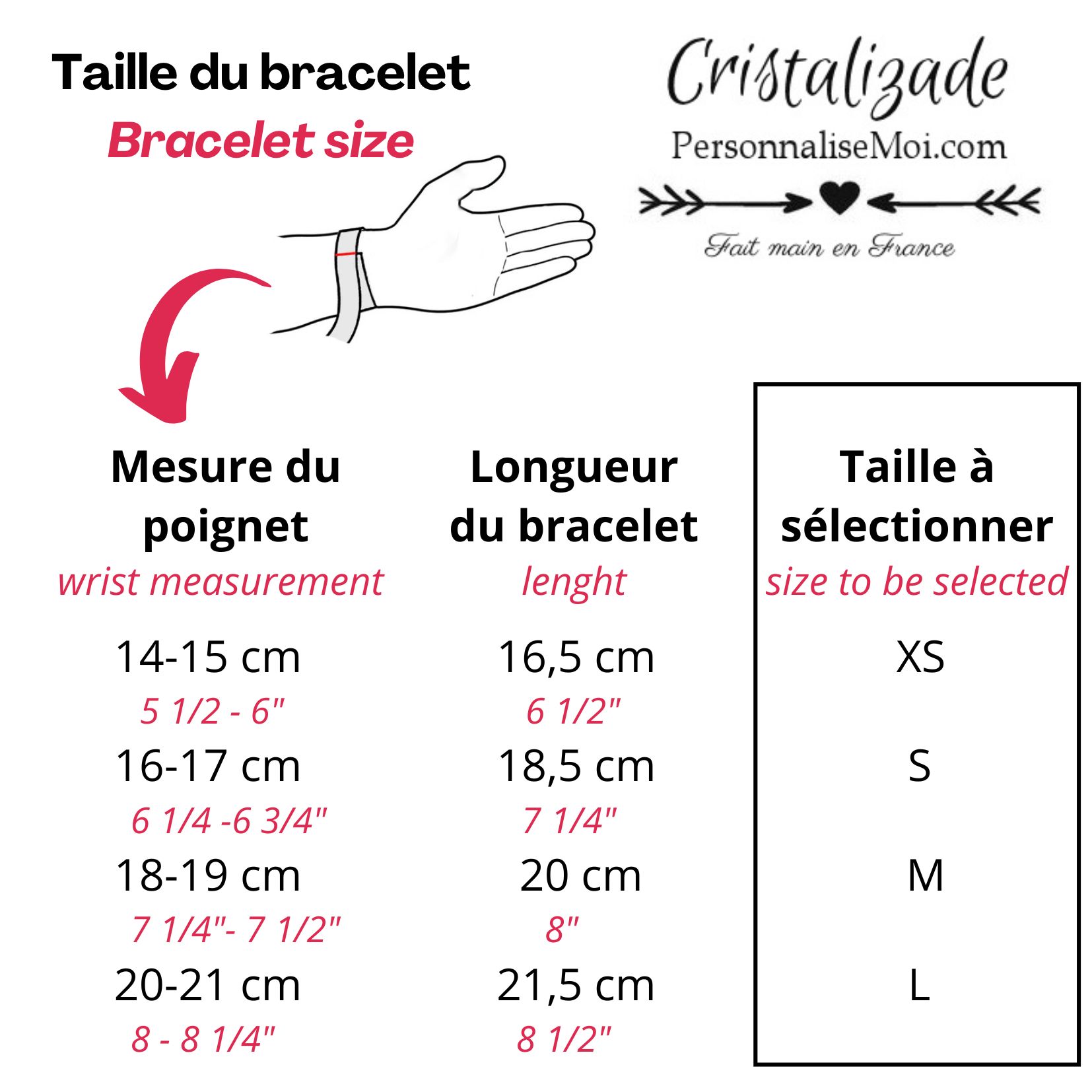 Pulseira em pele fina com fecho magnético dourado, personalizada com gravação 
