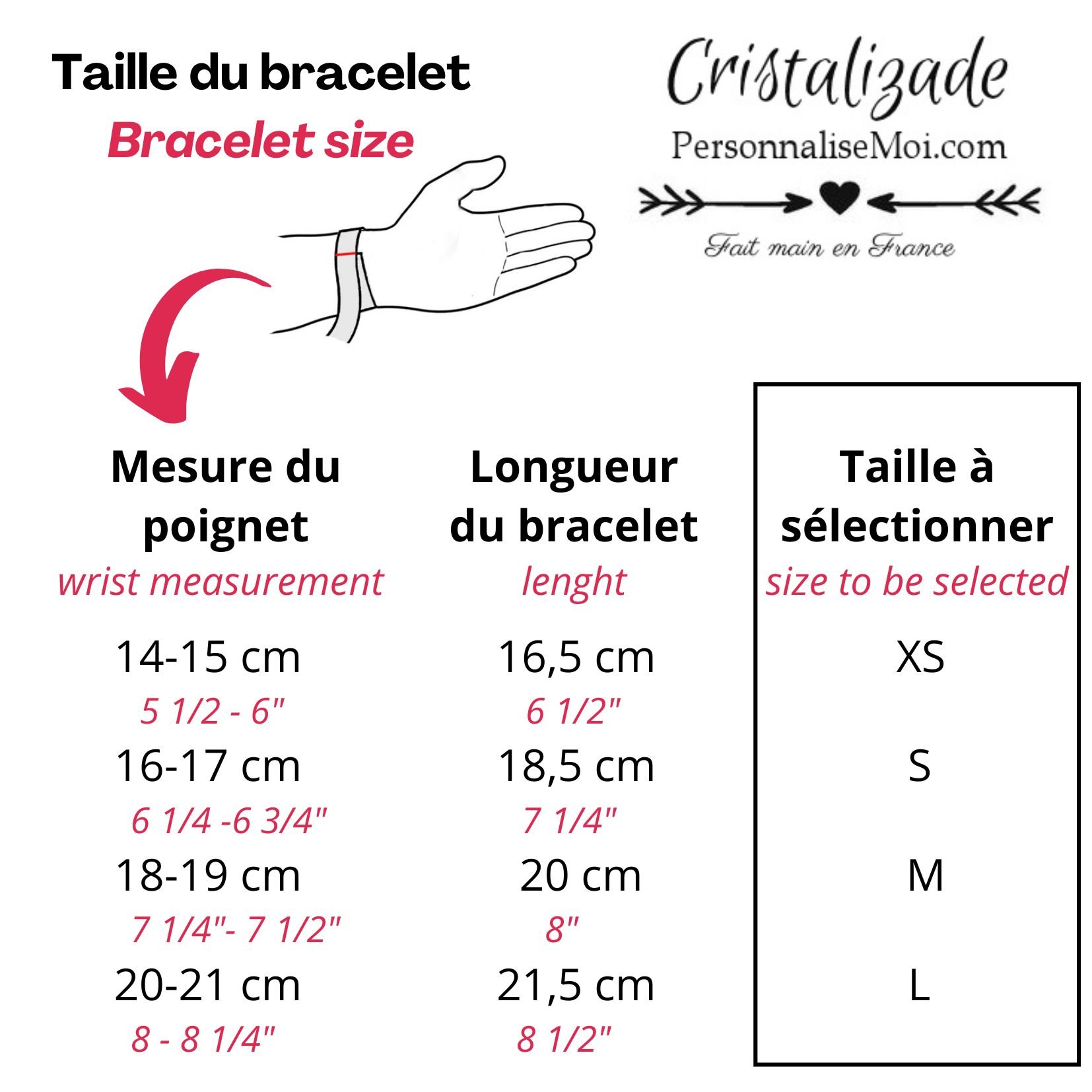 Pulseira em pele fina com fecho magnético dourado, personalizada com gravação 