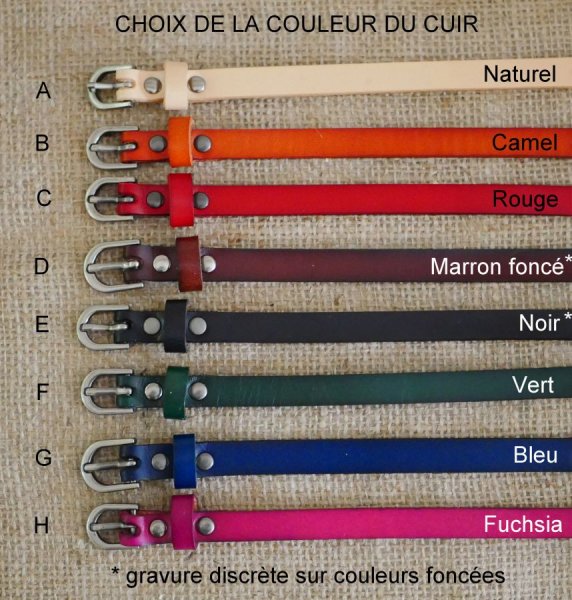 Pulseira de couro gravada com fivela de prata para ser personalizada atrav&eacute;s de grava&ccedil;&atilde;o