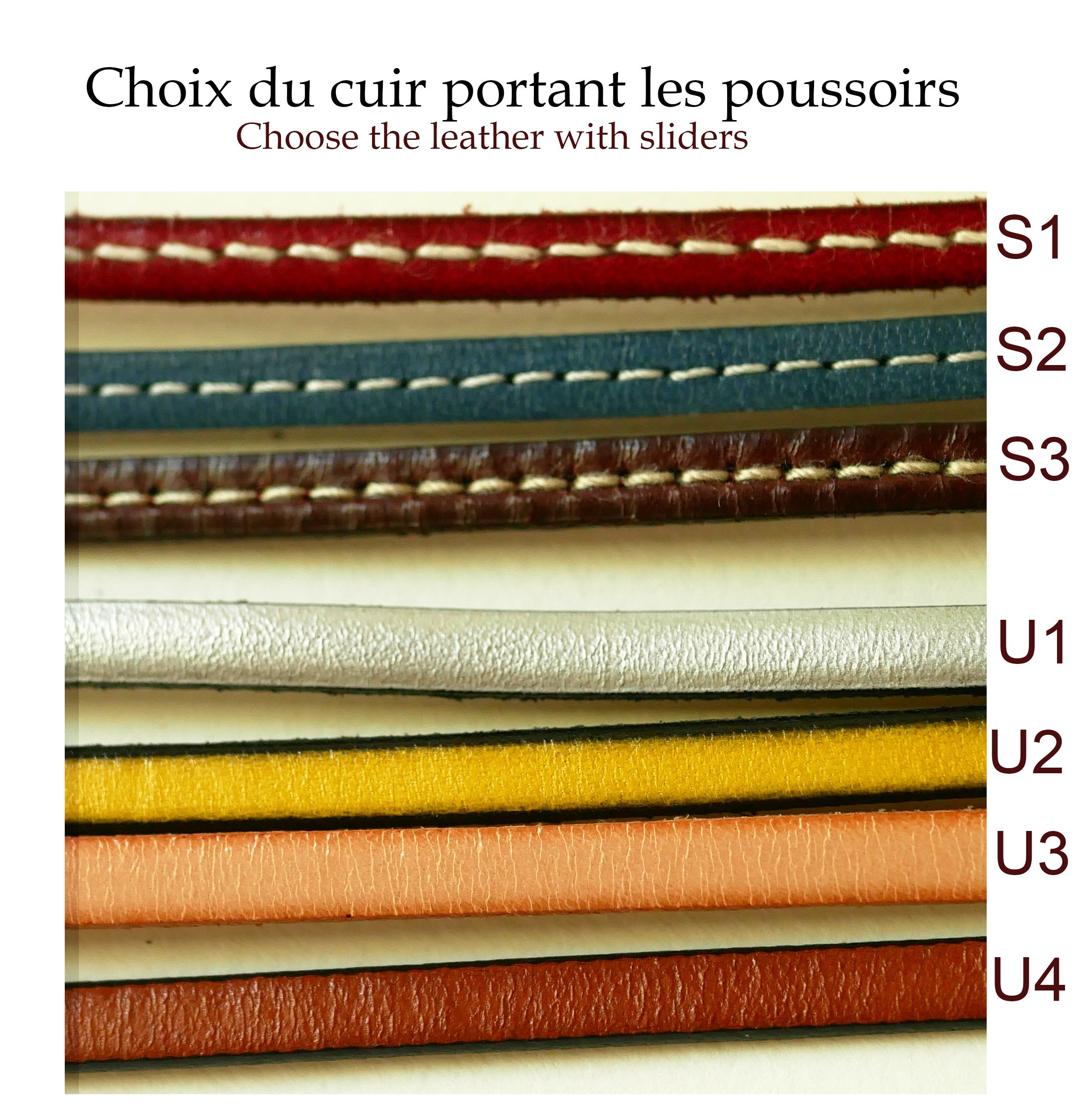 Pulseira dupla em pele Twist banhada a ouro para mulher 