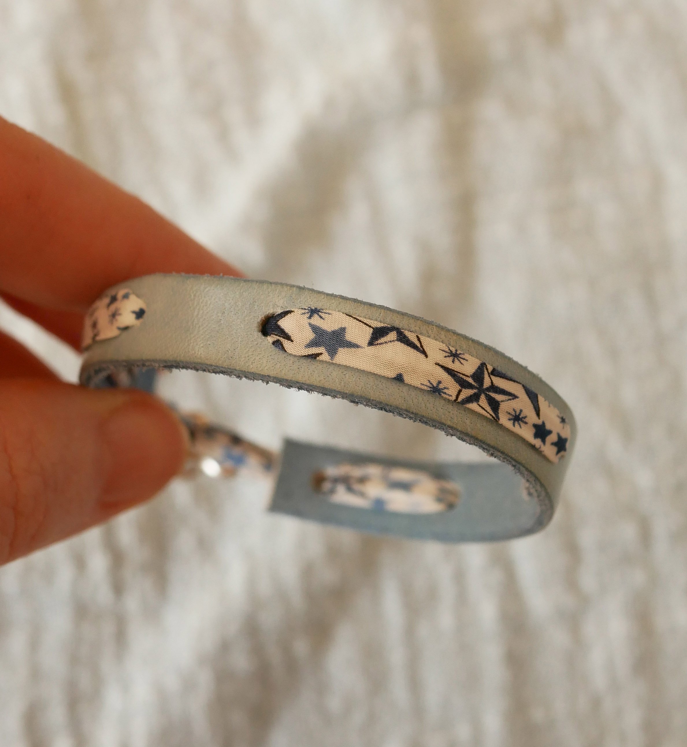 Pulseira Florâme para personalizar com o cordão Liberty e a cor da pele