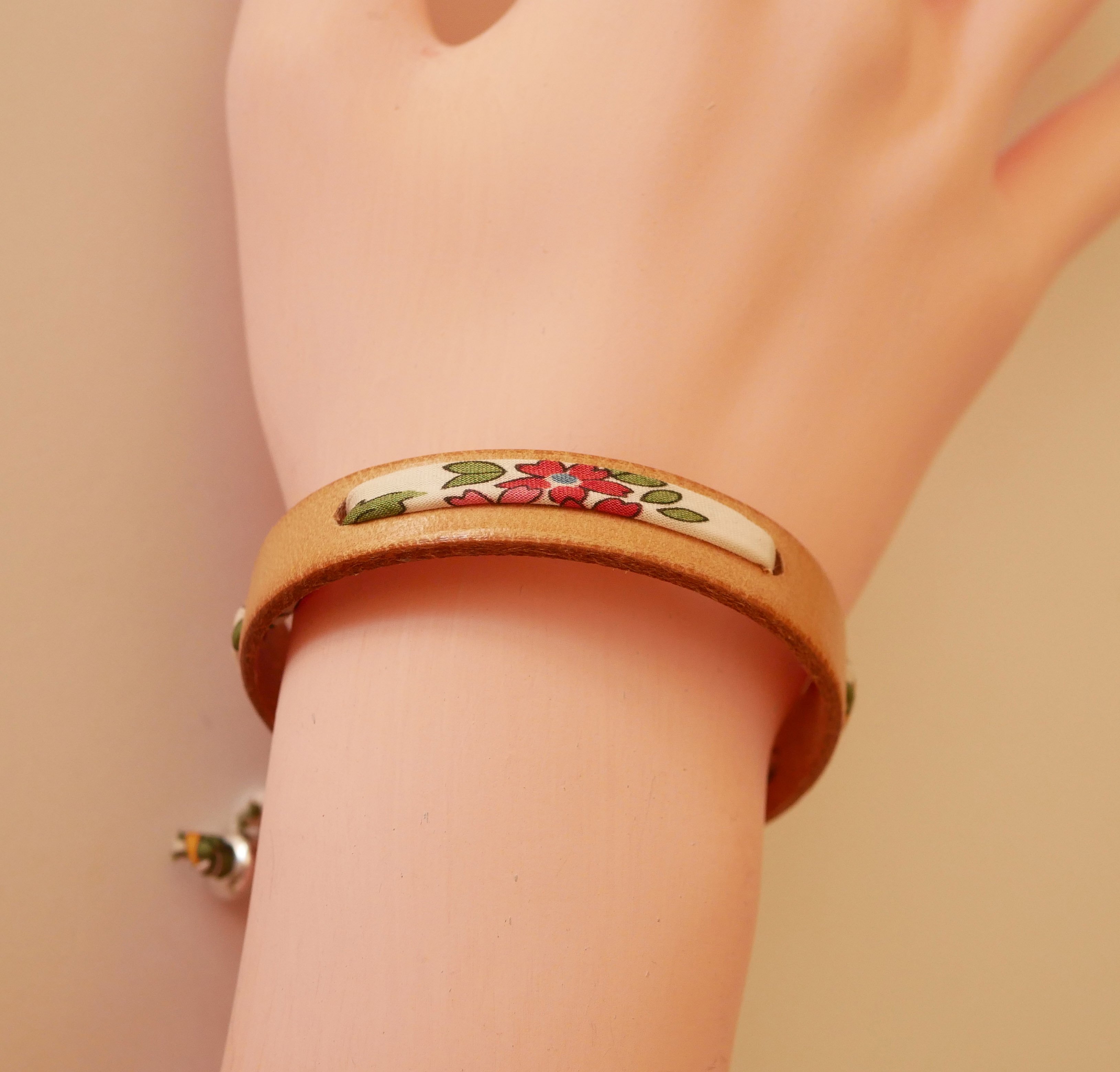 Pulseira Florâme para personalizar com o cordão Liberty e a cor da pele