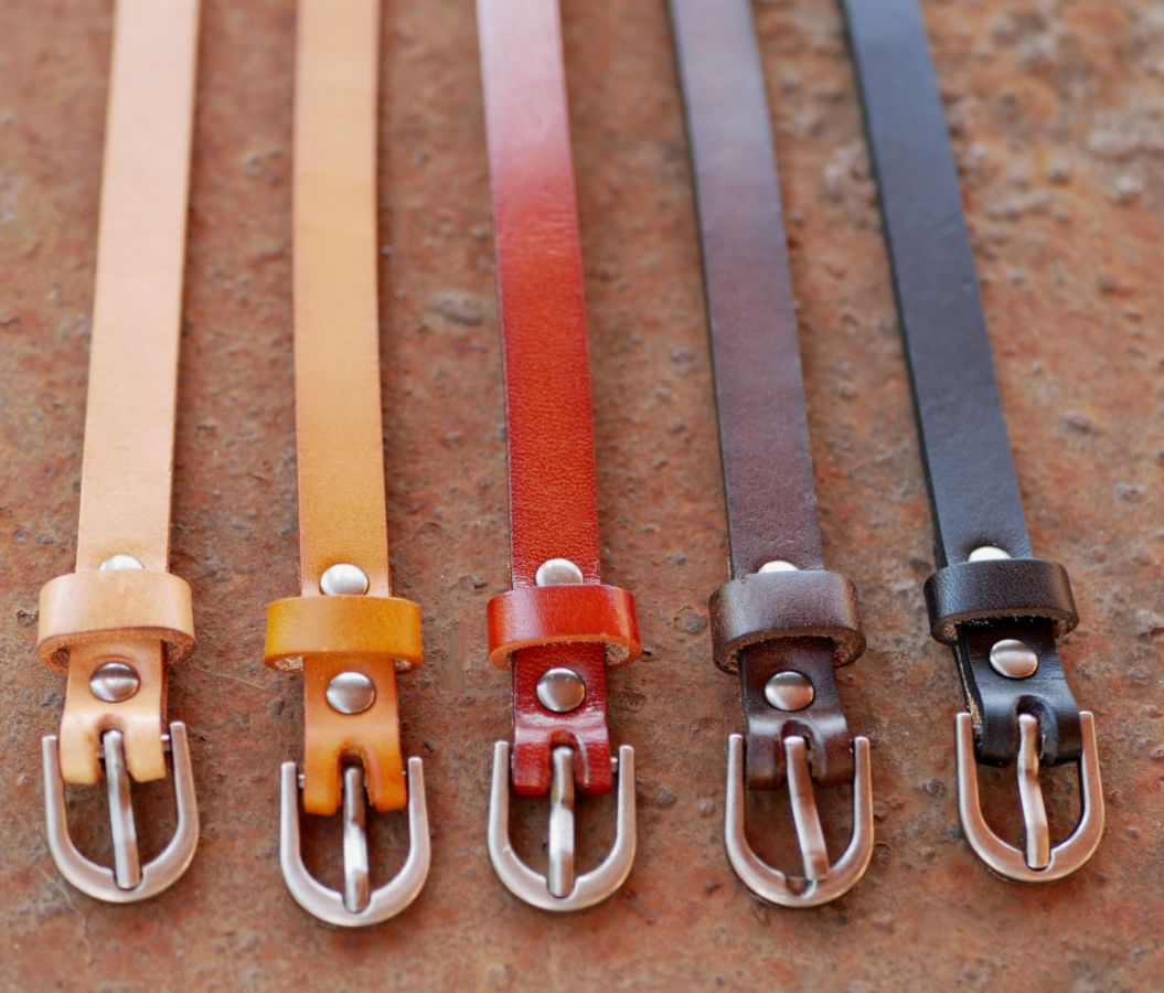 Pulseira de couro masculino Camelo gravado para personalizar 