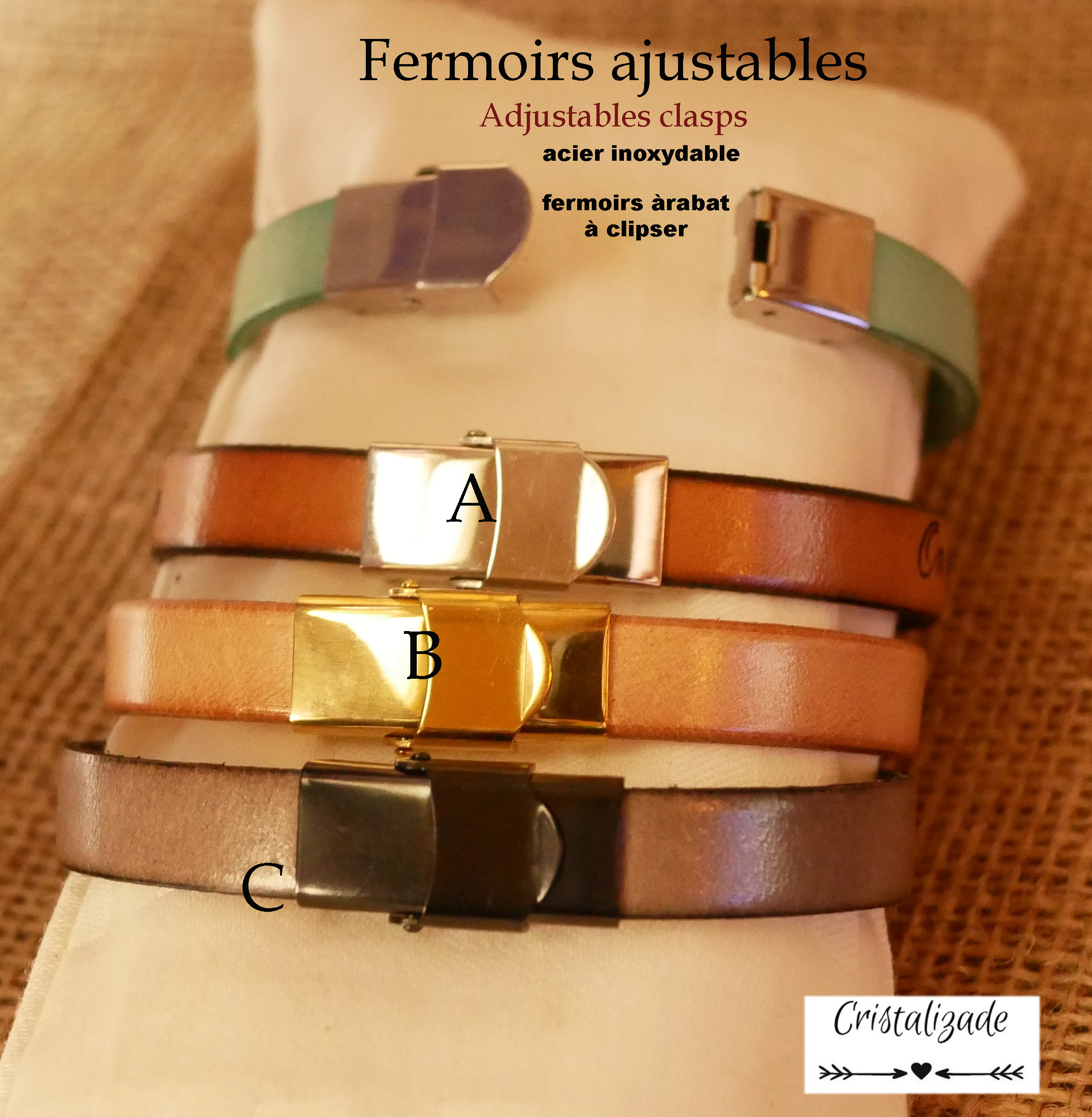 Pulseira duo em pele para homem personalizável com gravação