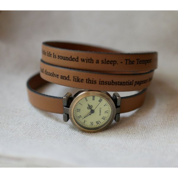 Rel&oacute;gio triplo tur&iacute;stico personaliz&aacute;vel com mostrador em bronze 