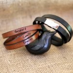 Pulseira de couro triplica o homem ou a mulher para ser personalizado fecho ajustável