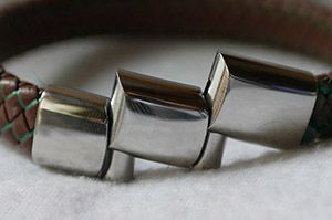 Aço escovado com extensão (+ 2.50 €)